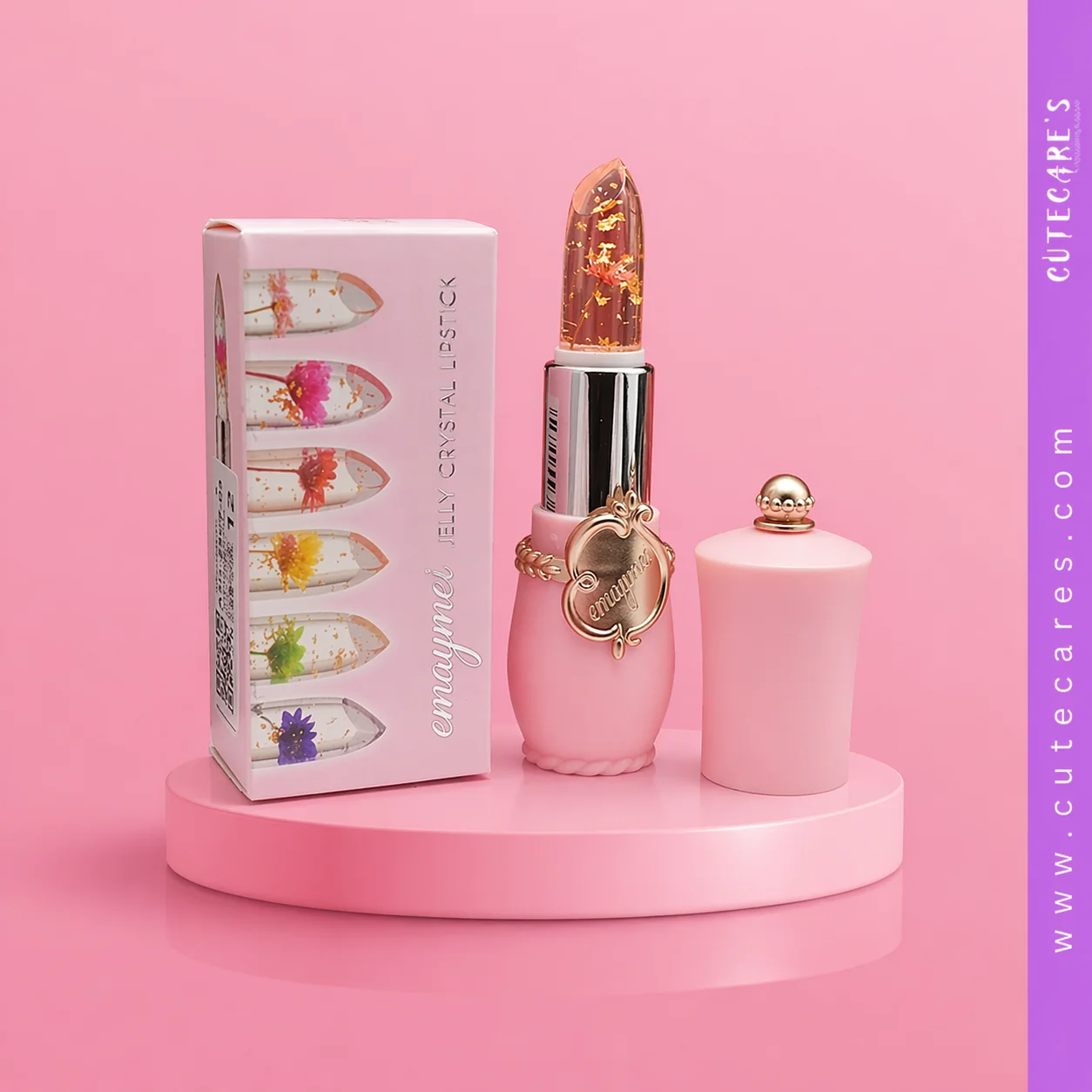 Emaymei Transparent Jelly Change Lipstick 1 pcs ( Random )