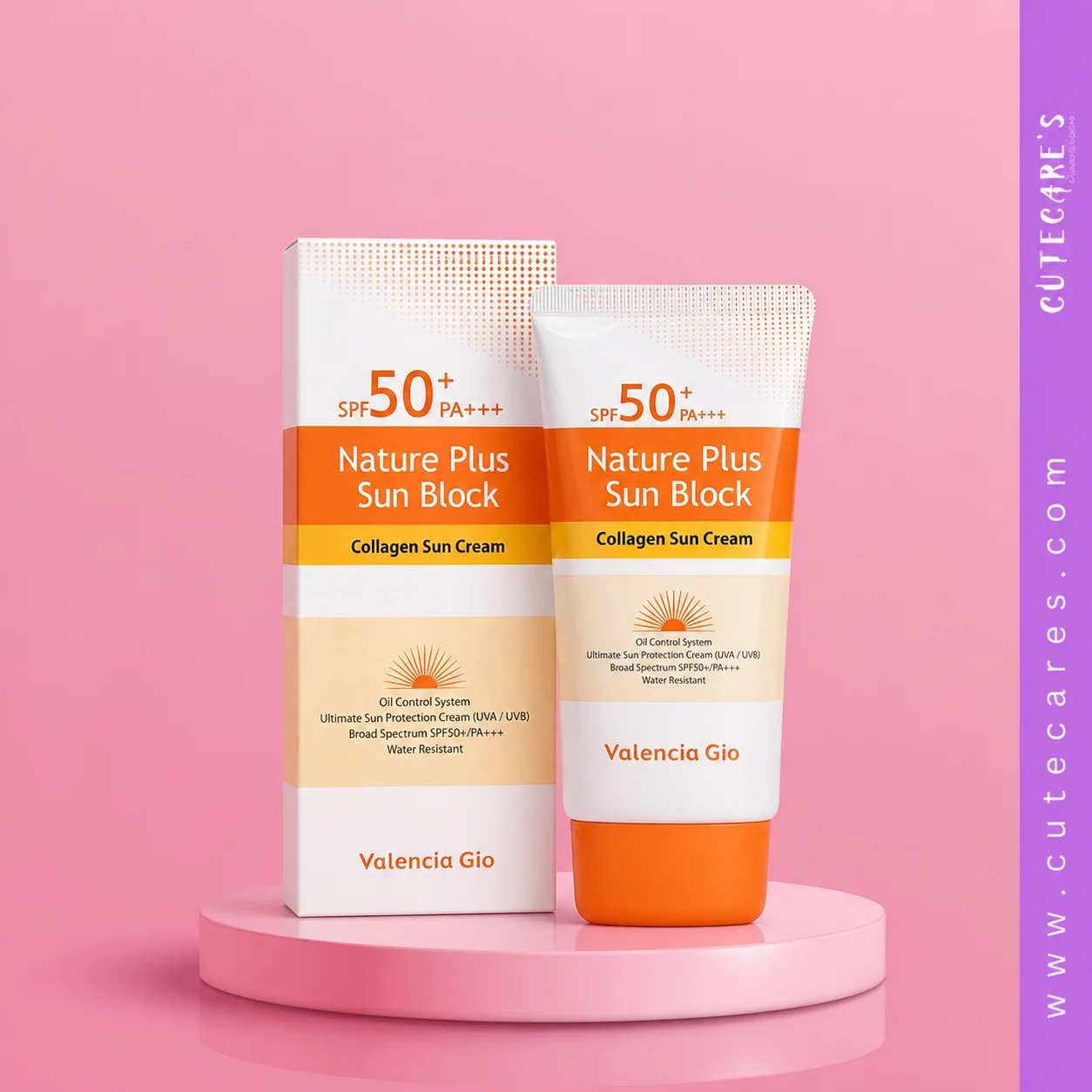 Valencia Gio Nature Plus Sun Block Collagen Sun Cream