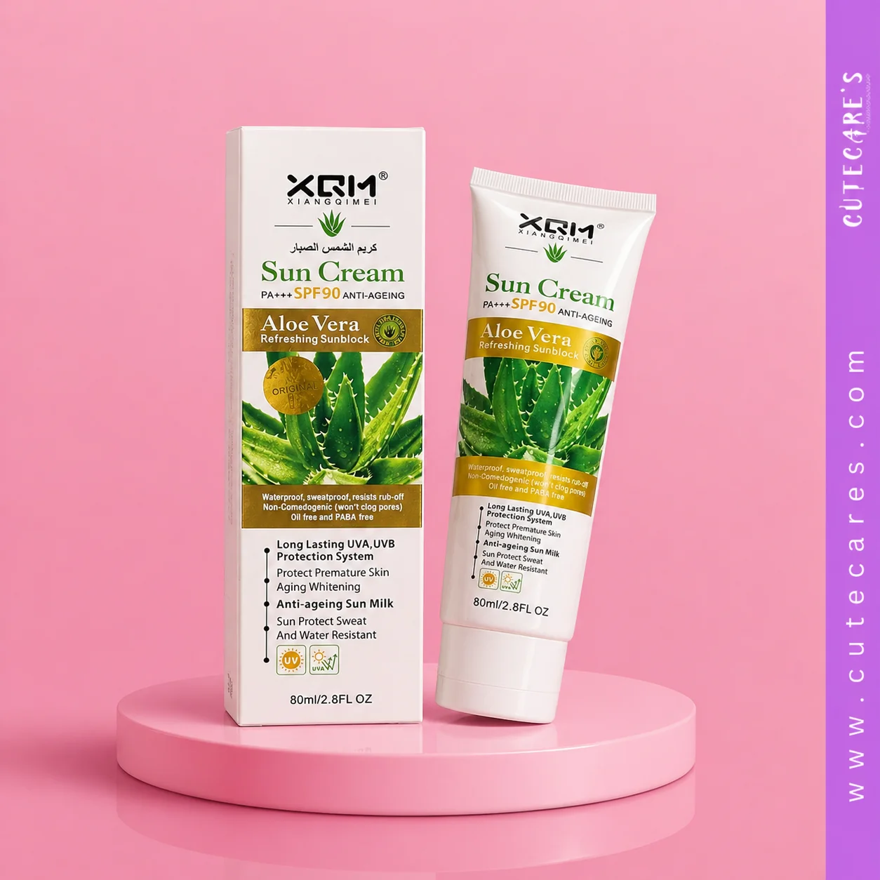 XQM Sun Cream With Aloe Vera