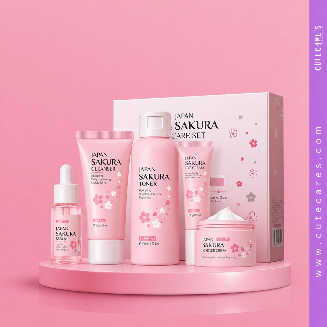 Laikou Japan Sakura Skincare Set
