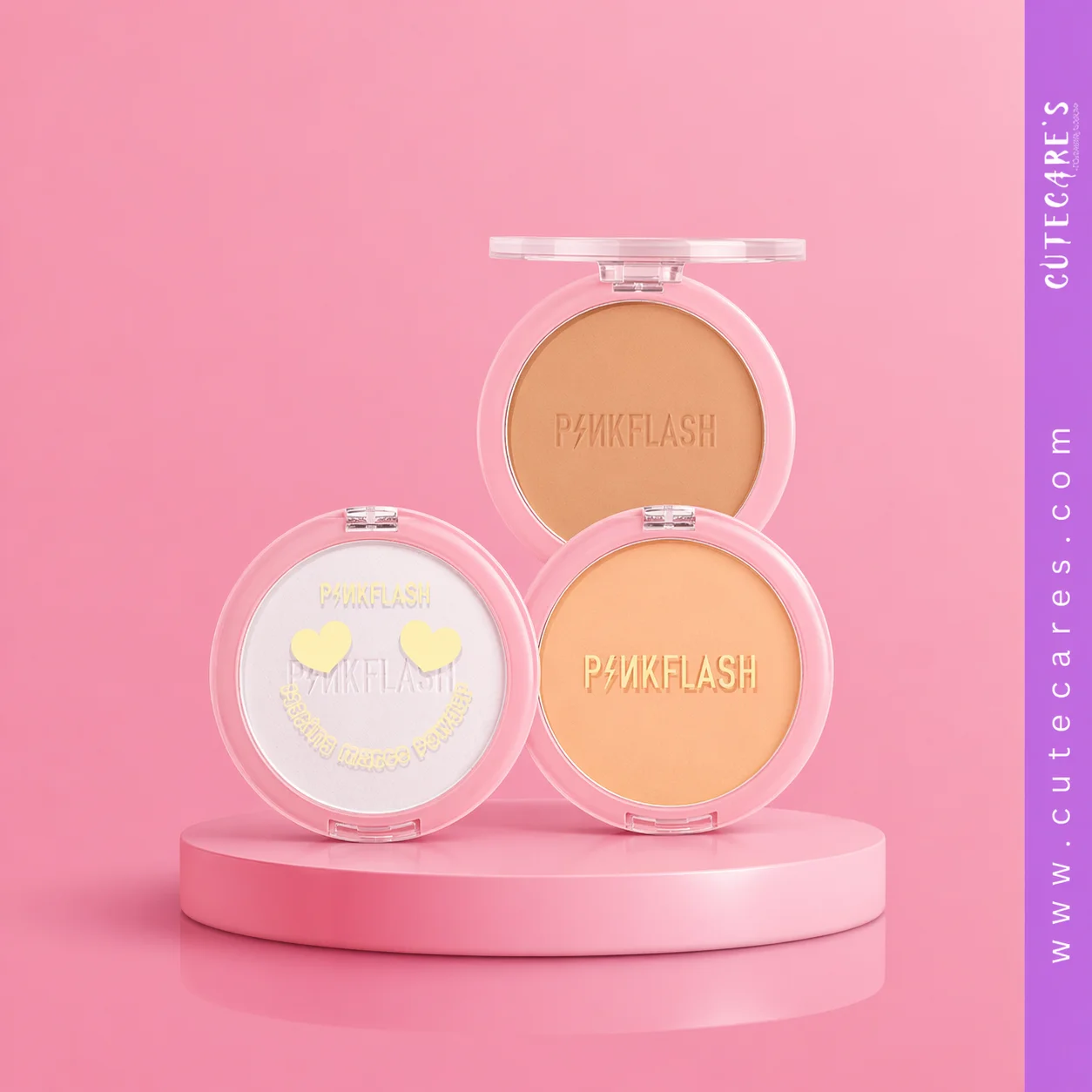 Pinkflash Lasting Matte Pressed Powder