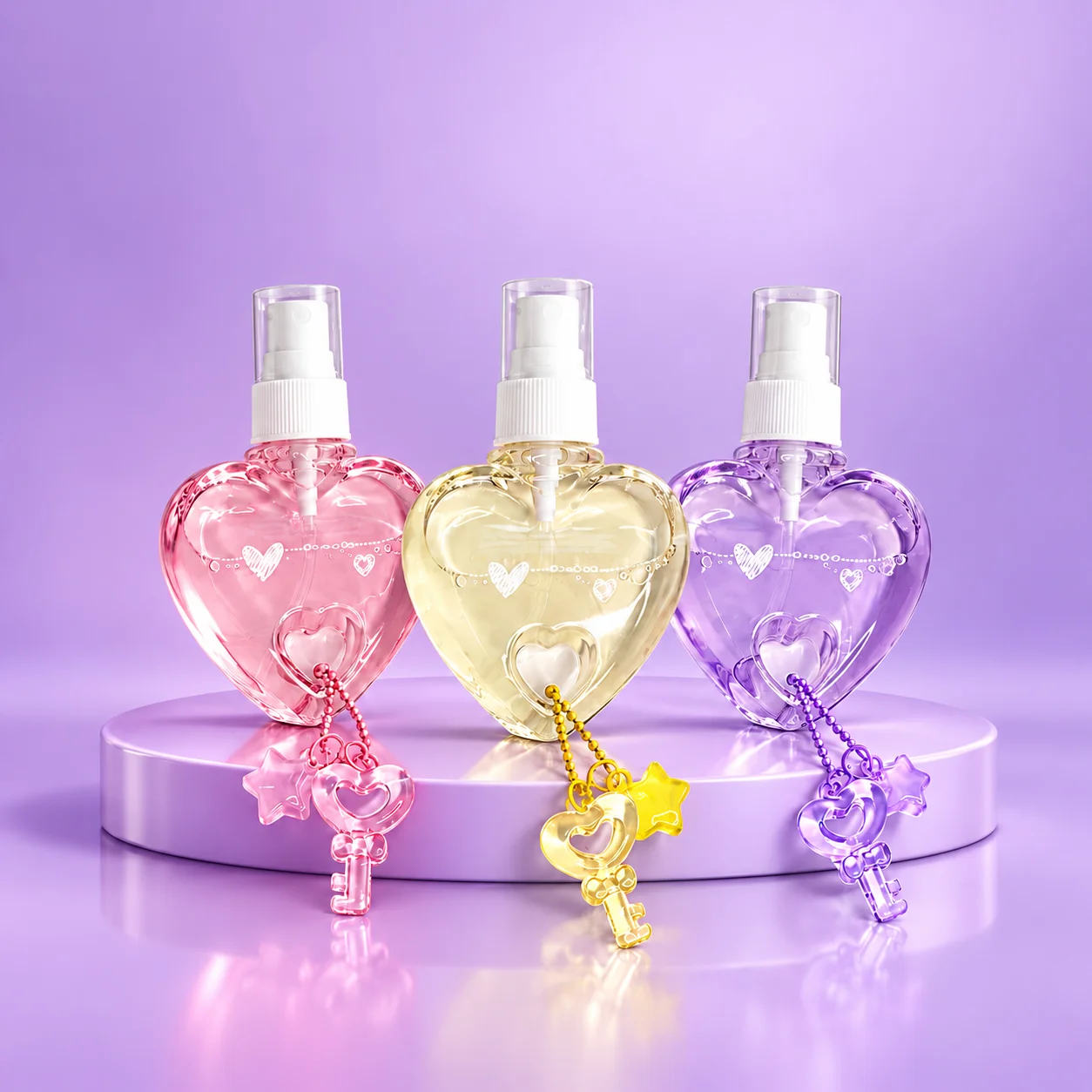 Heart Shape Makeup Setting Spray