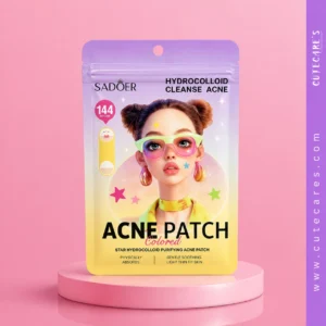 SADOER Hydrocolloid Cleanse Acne – Colored Acne Patch (144 pcs)