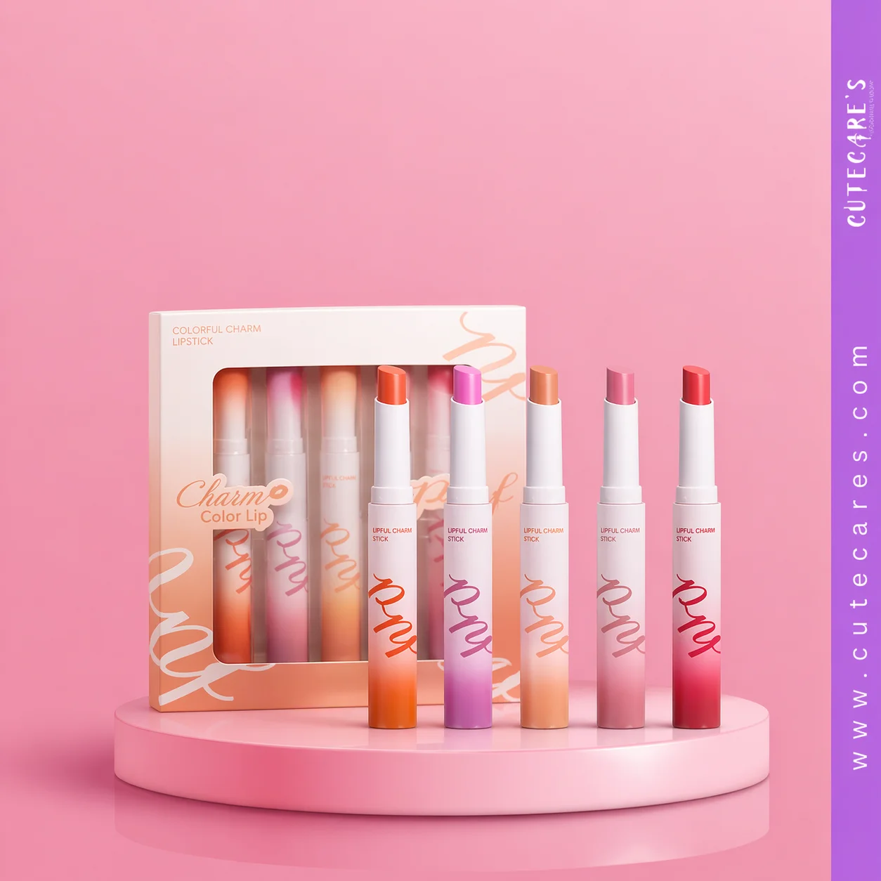 Peifen Charm Color Lipstick Set (5pcs)