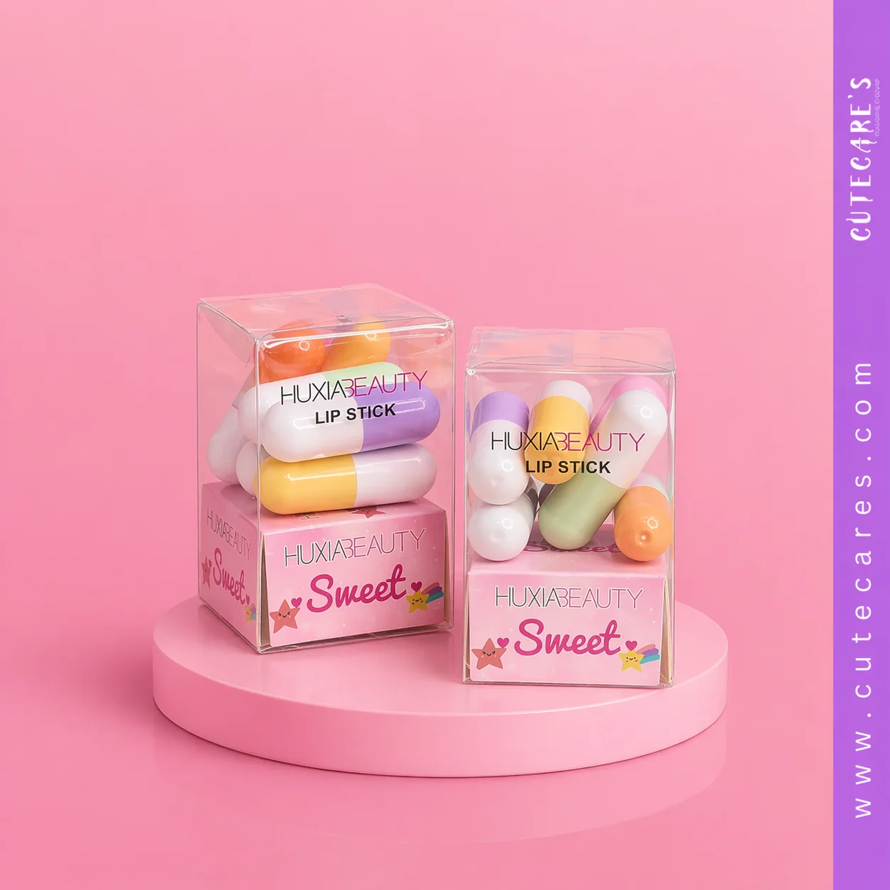 HUXIABEAUTY Sweet Mini Capsule Lipstick Set