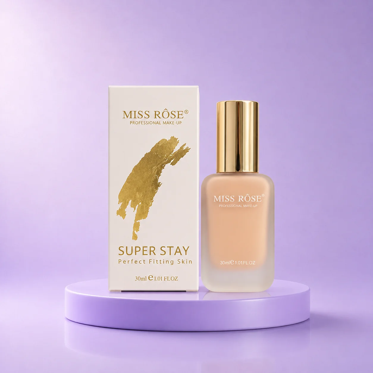 Miss Rose Super Stay Perfect Fitting Skin Foundation