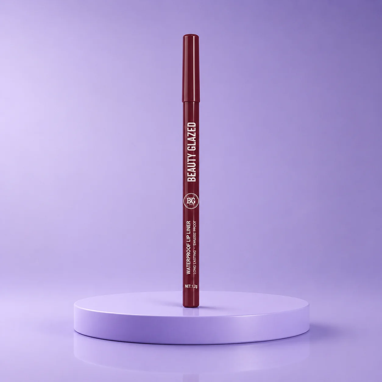 Beauty Glazed Waterproof & Long Lasting Lip Liner ( Bruised Plum )