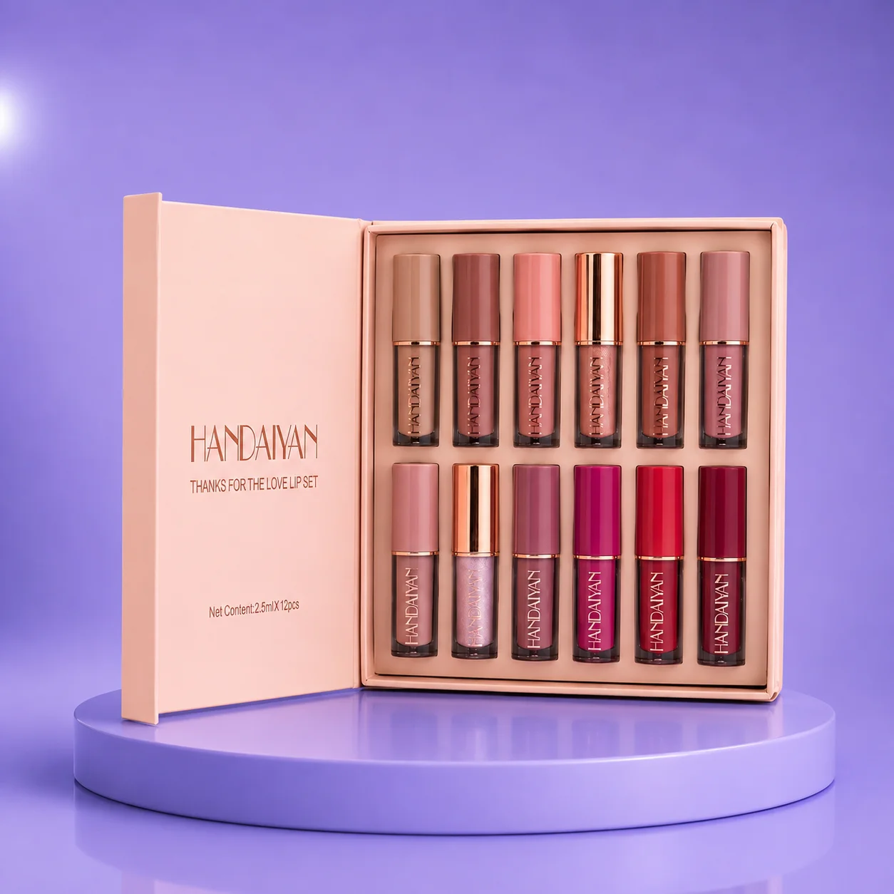 Handaiyan Thanks for the Love Lip 12Pcs Set