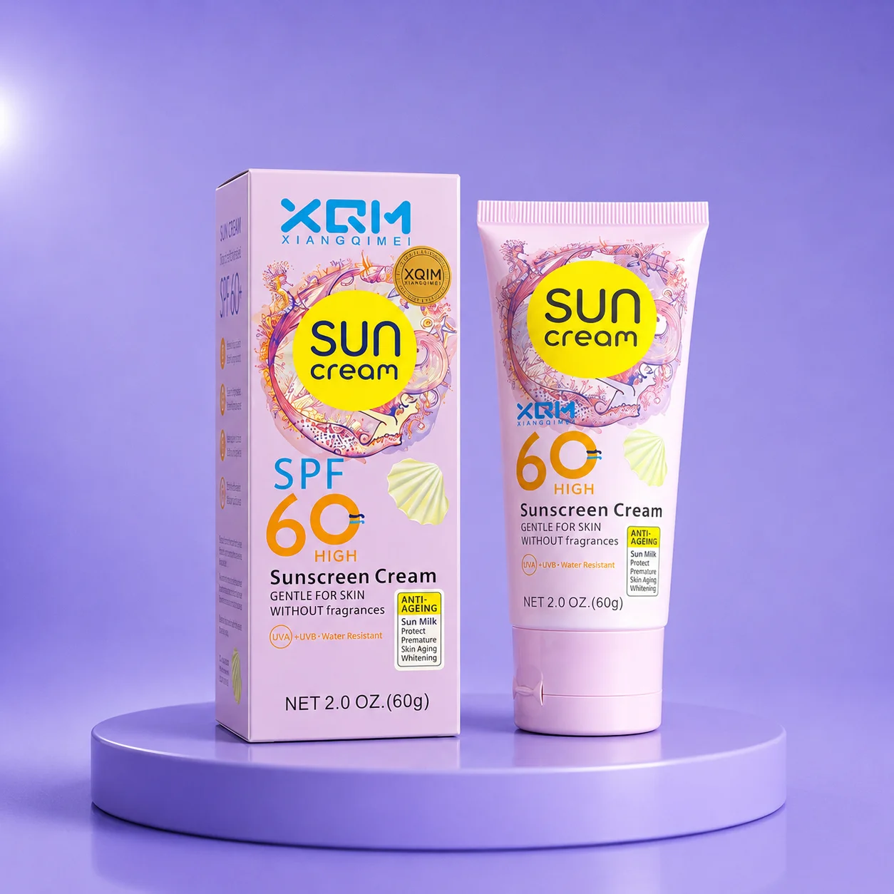XQM Without Fragrances Sunscreen SPF 60
