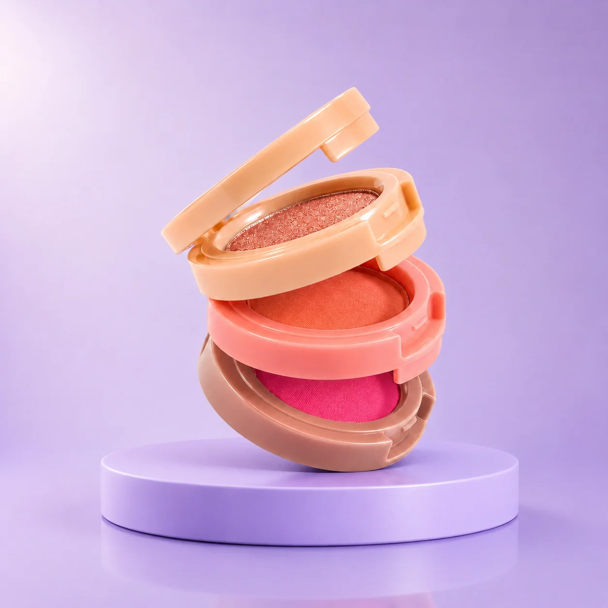 Miss Lara Blush Highlighter 3 in 1 Makeup Palette