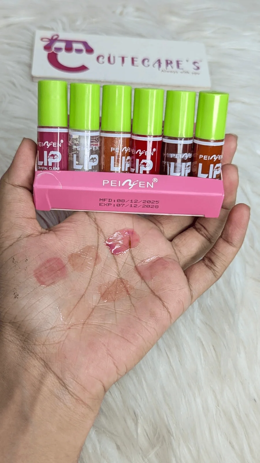 Peifen Crystal Clear Lip Gloss Set - Image 2