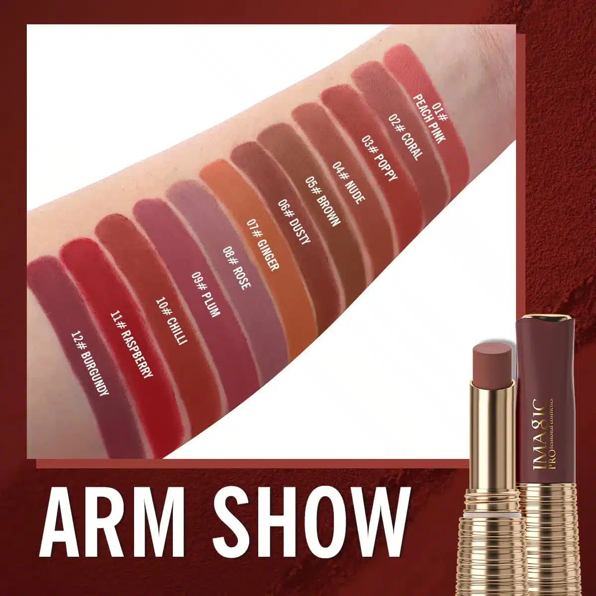 Imagic Waterproof Matte Lipstick - Image 2