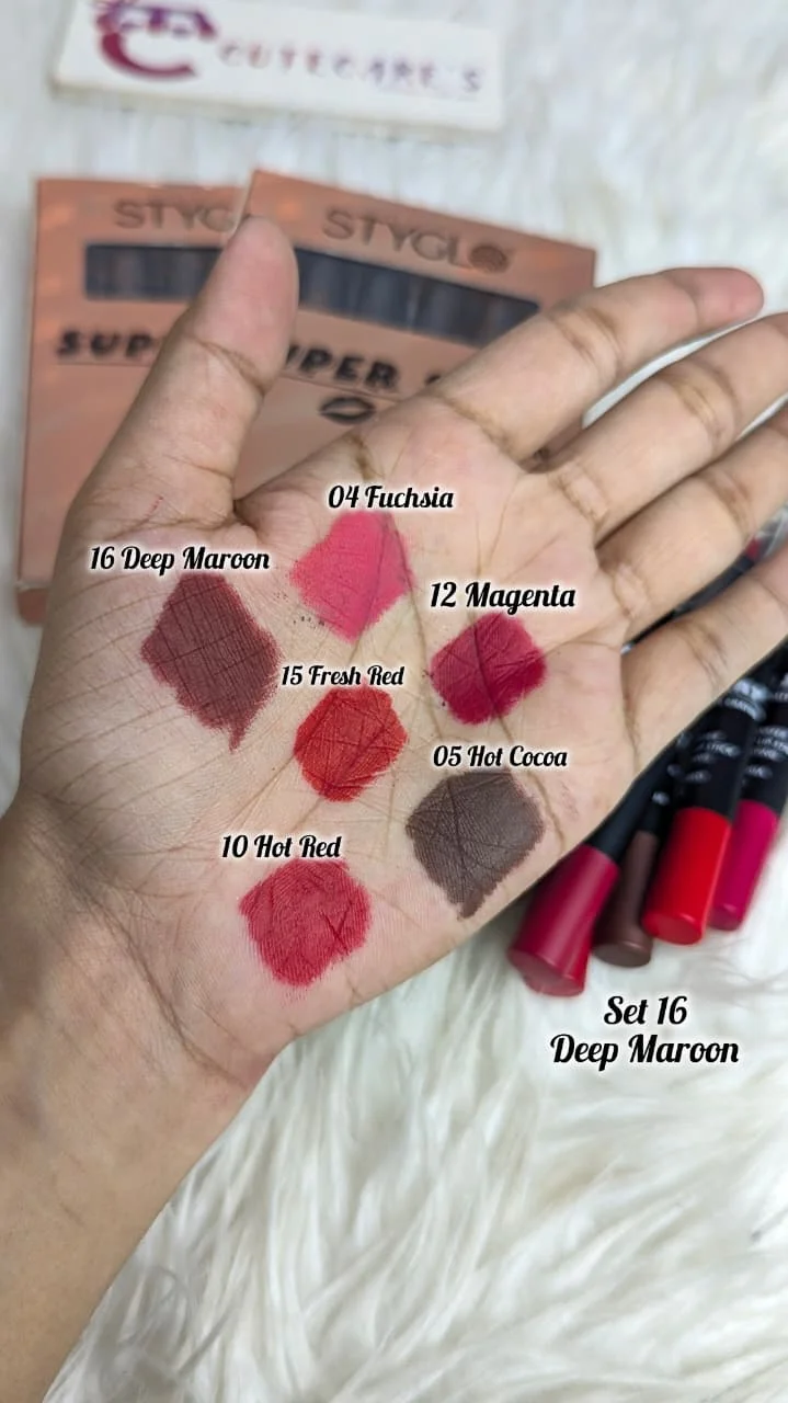 Styglo Super Stay Matte Lip Crayon 1Pcs - Image 4