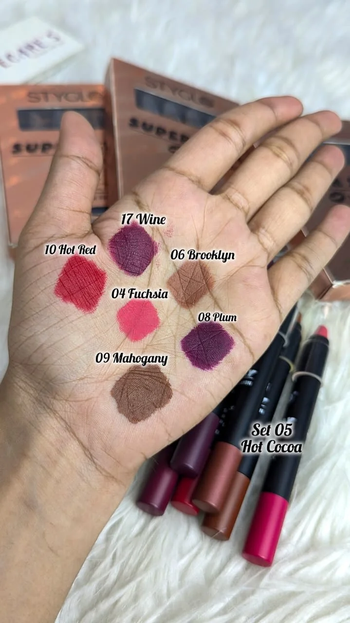 Styglo Super Stay Matte Lip Crayon 1Pcs - Image 5