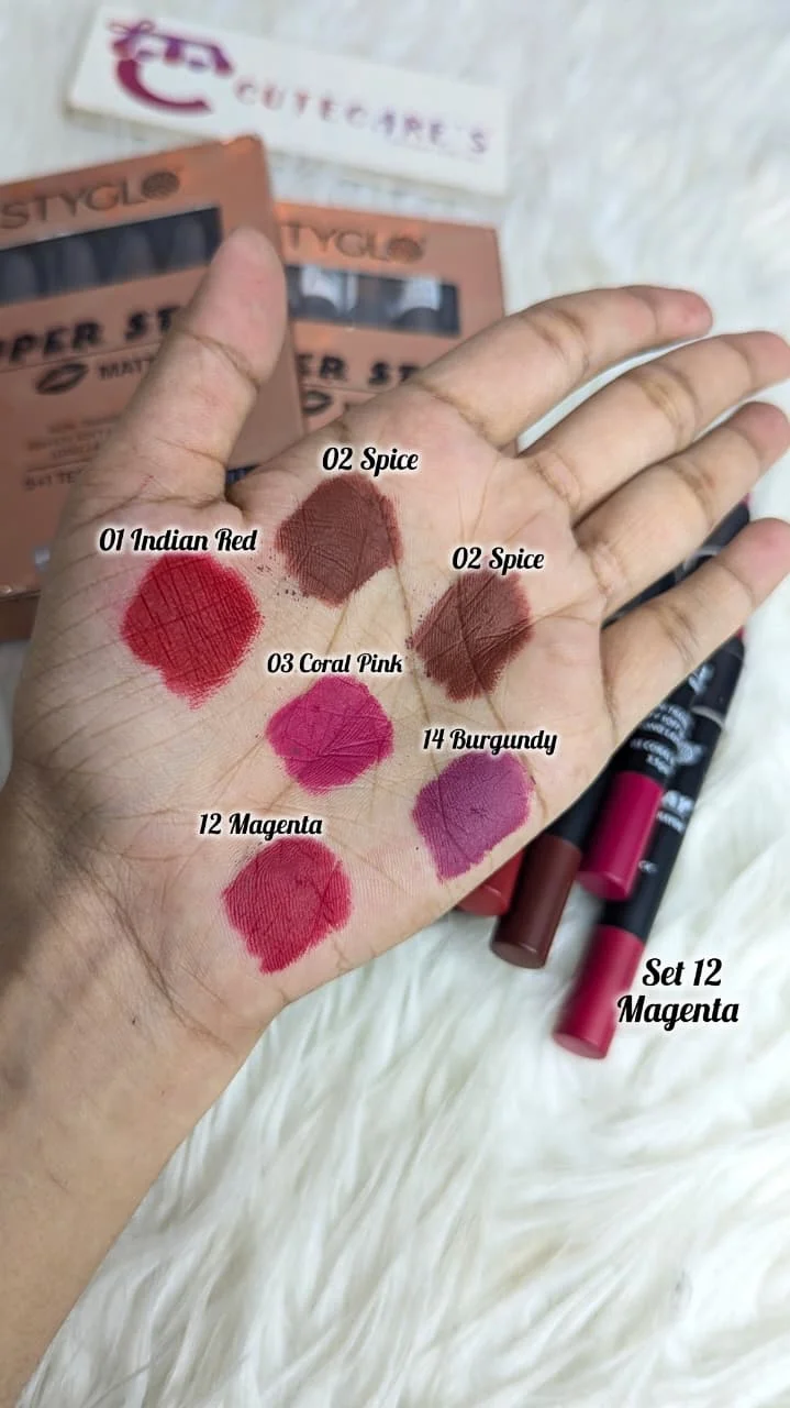 Styglo Super Stay Matte Lip Crayon 1Pcs - Image 3